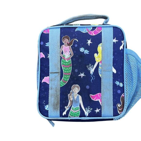 Pottery Barn Kids Navy Mermaid Mackenzie Lunchbox - Picture 4 of 6
